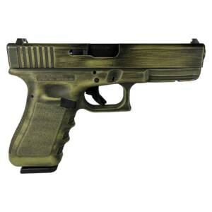 Glock 17 Gen 3 Custom "Bazooka Green Destressed" Handgun 9mm Luger 17/rd Magazines (2) 4.49" Barrel Austria