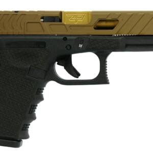 Glock 19 Gen 3 Custom "Chainmail Stippled Frame Bear Cut Slide" Handgun 9mm Luger 15/rd Magazines (2) 4.6" Zaffiri Precision Threaded Barrel