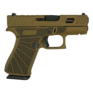 Glock 43X "Jimbo Ripple Stipple" FDE Optic Cut Handgun 9mm Luger 10rd Magazines(2) 3.4" Barrel Accessory Rail USA Made
