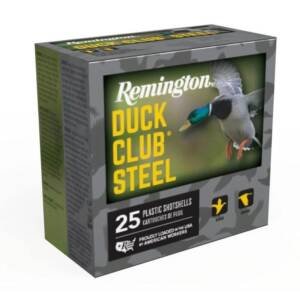 Remington Duck Club Steel Shotshells 12ga 2-3/4" 1-1/8oz 1375 fps #4 25/ct