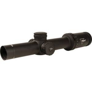 Trijicon Credo 1-6x24 (SFP) 30mm Rifle Scope w/Green BDC Segmented Circle .223 Low Capped Adjusters