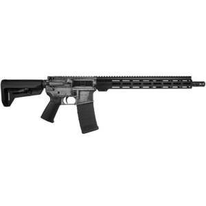 Shark Coast Trump 2.0 AR-15 Rifle 5.56 30rd Magazine 16" Barrel Distressed Silver Black