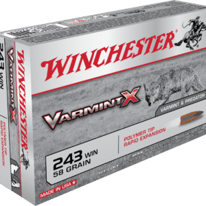 WINCHESTER SUPER X POWER POINT 243WIN 58GR 20RD BX 200RD CASE