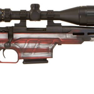 Howa HMXL350USA M1500 Mini Excel Lite 350 Legend 16.25" TB 3+1 American Flag Cerakote Black Folding HTI Excl Lite Chassis Stock