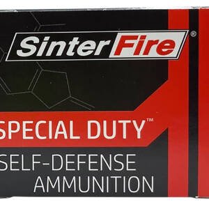 SinterFire Inc SF40125SD Special Duty (SD)  40S&W 125gr Lead Free Frangible Hollow Point 20 Per Box/10 Case