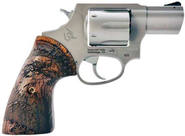 TAURUS 605 .357MAG 2IN BARREL 5RD STAINLESS STEEL EAGLE GRIP 2-605029-US2