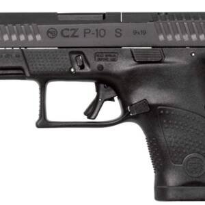 CZ P-10 S OPTIC READY 9MM PISTOL BLACK FIXED SIGHTS, REVERSE MAG CATCH 2-10RD MAGS