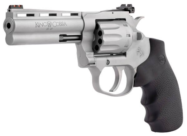 CLT KING COBRA 22LR 4.25 MATTE SS HOGUE 10RD