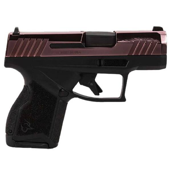 Taurus GX4 Handgun 9mm Luger 10rd Magazines (2) 3" Barrel Rose Gold Slide and Black