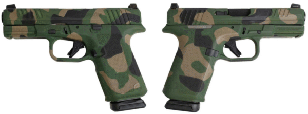 RUGER RXM 9MM PISTOL 4" BBL M81 CAMO, MAGPUL EHG, O.R. 2-15RD MAGS - ORION EXCLUSIVE