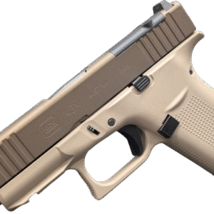 GLOCK 43X MOS 2 TONE TAN/BRONZE THREADED 9MM PISTOL 3.39"  2-10RD MAGS