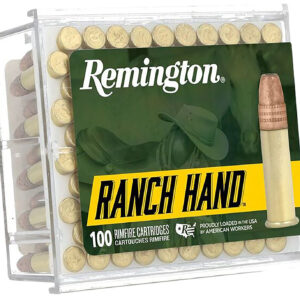 Remington Ammunition R21273 Ranch Hand Rimfire 22LR 38gr Copper Plated Hollow Point 100 Per Box/50 Case