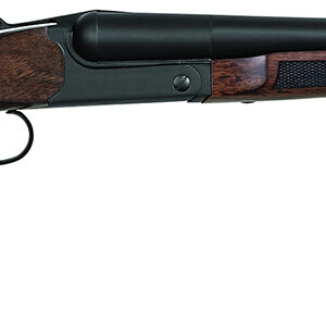 Charles Daly 930391 500 Coach 20 Gauge Break Open 3" 2rd 20" Black Side By Side Barrel, Steel Receiver, Fixed w/Pistol Grip Checkered Walnut Walnut Stock