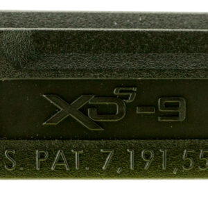 Springfield Armory XDS5902M Backstrap Sleeve made of Polymer with Black Finish & 1 Piece Design for 9mm Luger Springfield XD-S with #2 Backstrap & 3.30"-4" Barrel