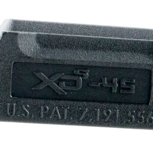 Springfield Armory XDS5001M Backstrap Sleeve  made of Polymer with Black Finish & 1 Piece Design for 45 ACP Springfield XD-S with #1 Backstrap & 3.30"-4" Barrel