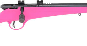 SAVAGE RASCAL FVSR SINGLESHOT - YOUTH 22LR HB THREADED PINK
