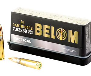 BELOM 7.62X39 BRASS 123GR FMJ 20/480