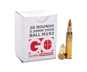 GO 556NATO M193 55GR FMJ 20/1000