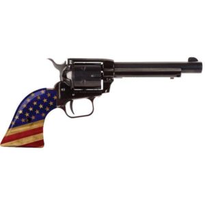 Heritage Rough Rider Handgun .22LR 4.75" Barrel Blued US Flag Grips