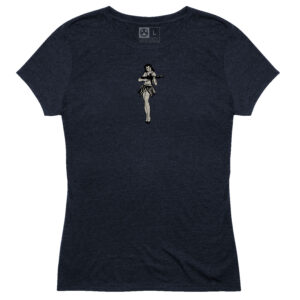 Magpul MAG1124410XS Hula Girl CVC Women's Navy Cotton/Polyester/Rayon Short Sleeve XS