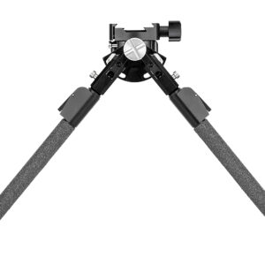 Mdt Sporting Goods Inc 106292BLK CKYE-POD Gen 2 Single Pull Standard, Black Aluminum, 9"-15.50", 360 Degrees Pan, Spiked Feet, Integrated Barricade Stop, Fits ARCA/Picatinny/RRS Dovetail Rails