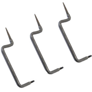 Stealth Cam STCTS3PK Tree Screw Mounts Compatible With 1/4"-20 thread adapter Black 3 Per Pkg