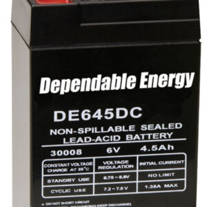 American Hunter DE30052 HR Rechargeable Battery  6 Volt 4.5 AMP