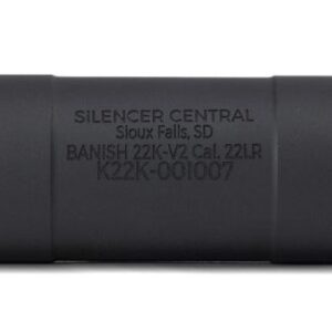 BANISH 22K DT SUPPRESSOR BLACK 1/2X28 